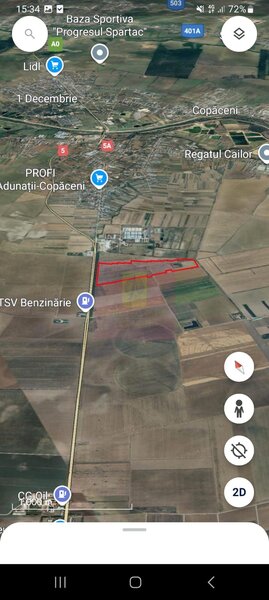 Teren 40ha Adunatii Copaceni | Industrial/ Logistic